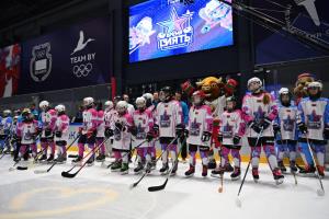 В Минске прошел Всемирный хоккейный женский матч